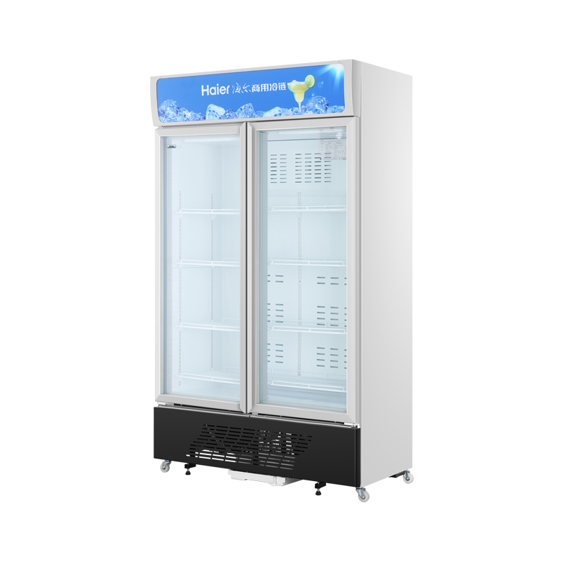 海尔 SC-650HS 立式商用双门展示柜 饮料冷藏玻璃保鲜柜