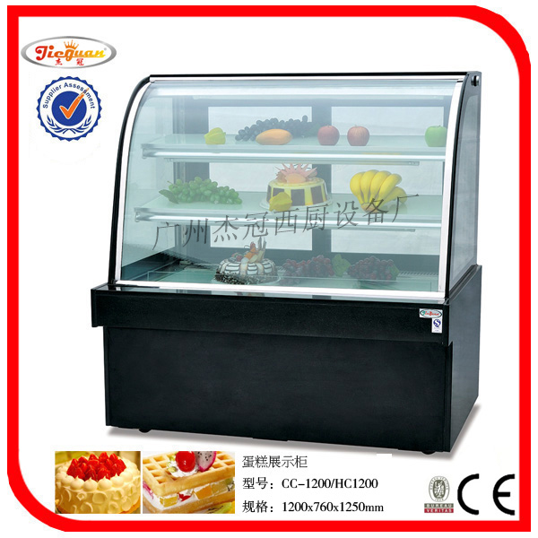 杰冠豪华落地式双圆弧蛋糕展示柜CC-1200HC-1200 CC-1500/HC-1500 CC-1800/HC-1800