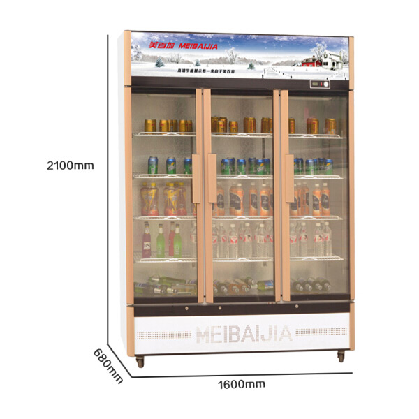 美百加展示柜-- 三开门 LSC-1085