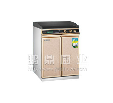 康泺土豪金包厢消毒保洁柜 