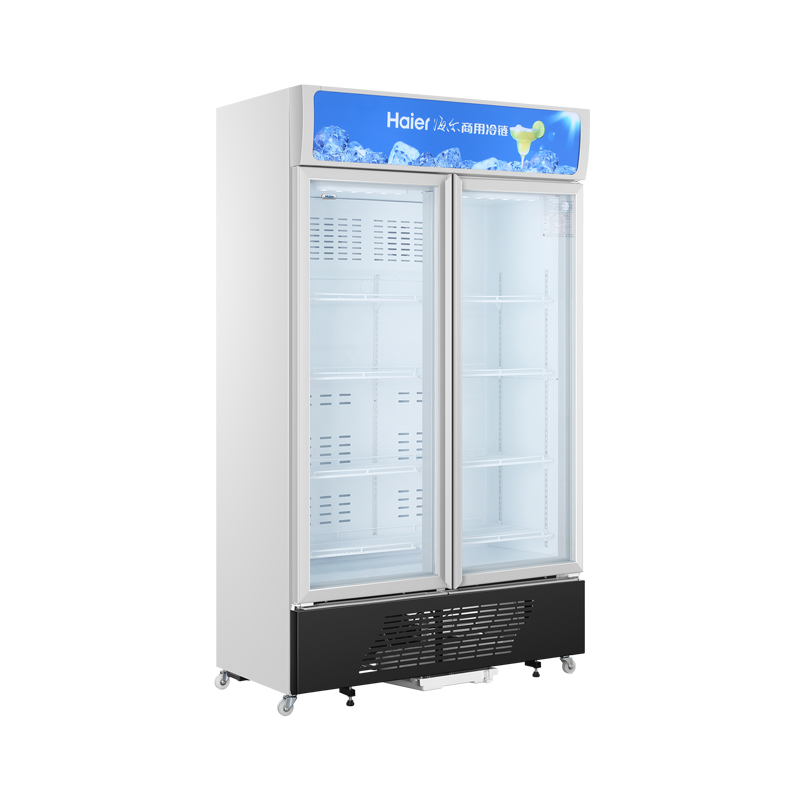 海尔 SC-650HS 立式商用双门展示柜 饮料冷藏玻璃保鲜柜