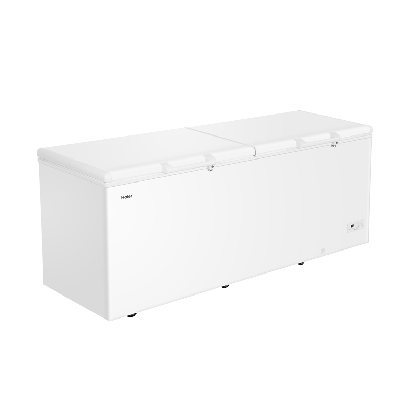 海尔 BC/BD-829HEZ 商用冰柜卧式单温冷冻柜海鲜肉柜脚轮冰柜
