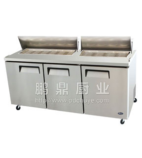 银都商用冰箱沙拉台两抽屉冷藏柜MSF8309