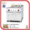 杰冠立式燃气煮面炉连柜座GH-988