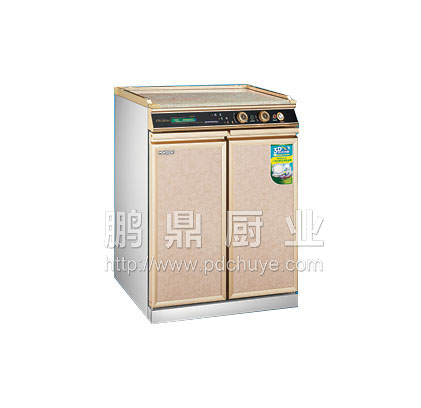 康泺土豪金包厢消毒保洁柜 